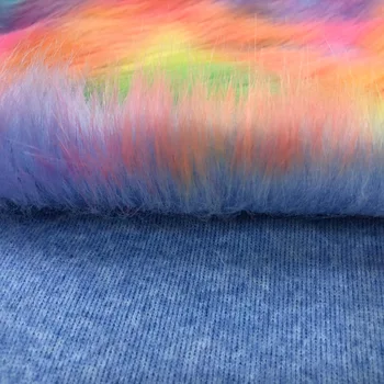 

Colorful fox hair plush fox fur