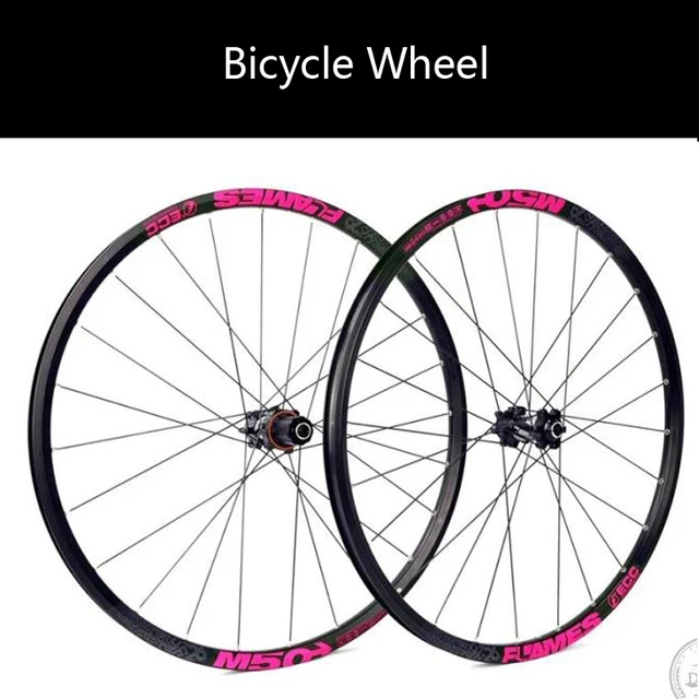 Cheap ECC M50/M60 26/27.5inch mountain bike bicycle front 2 rear 5 bearing japan hub super smooth flat spokes wheel wheelset