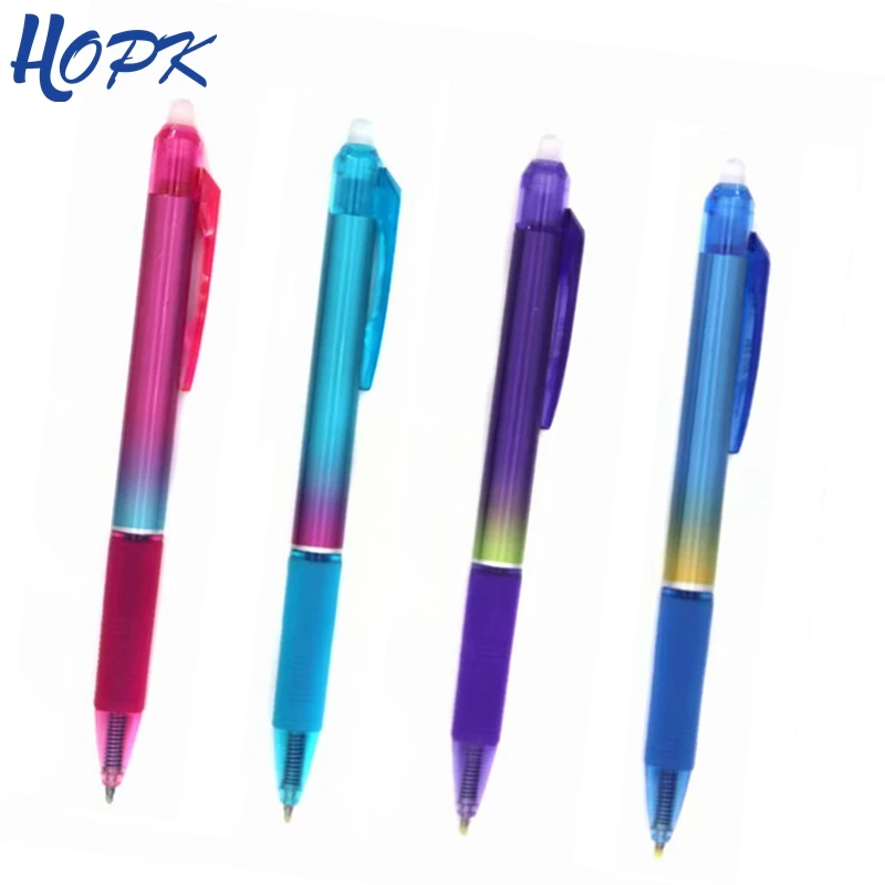 

24pcs/set Cute Erasable Pen Washable Handle 0.5mm Blue/Black Press Gel Pen for Girl Boy School Office Supplies Stationery