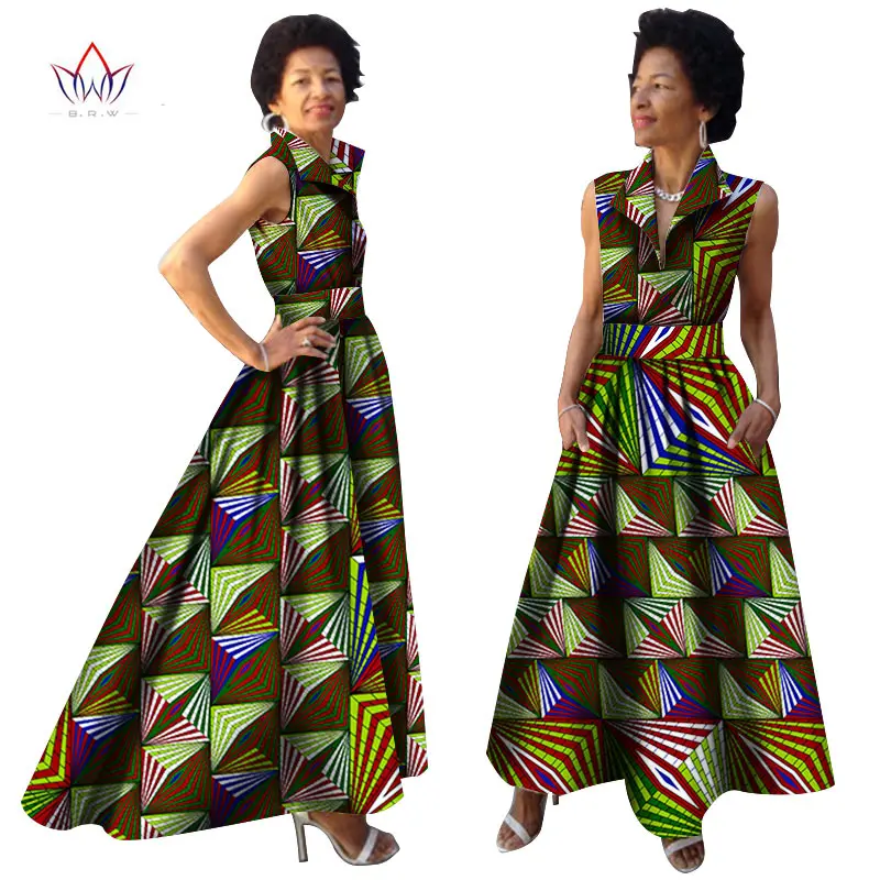 2018-African-Summer-Dress-Dashiki-Dress-African-Bazin-Riche-Dress-for-Women-Plus-Size-Long-Print(6)