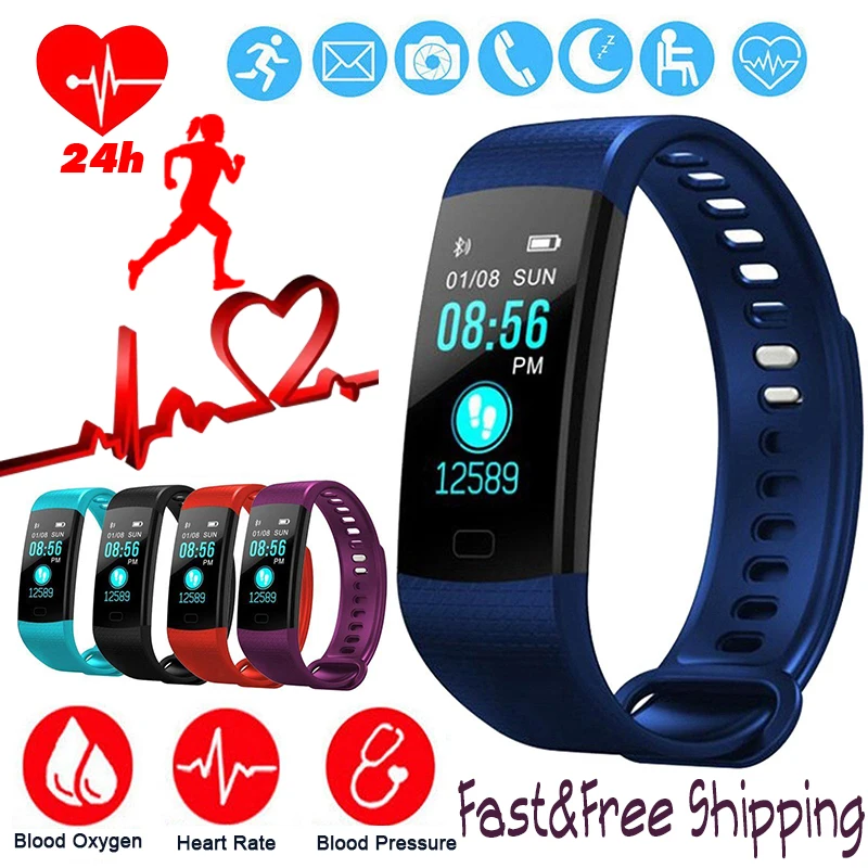 y5 smart watch activity heart rate tracker review