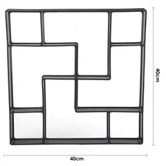 Многоразовые формы для садового тротуара, цементные бетонные формы, сделай сам, вручную мощение цемента, кирпича, камня, сделай сам, дорожные бетонные формы, производитель - Цвет: T