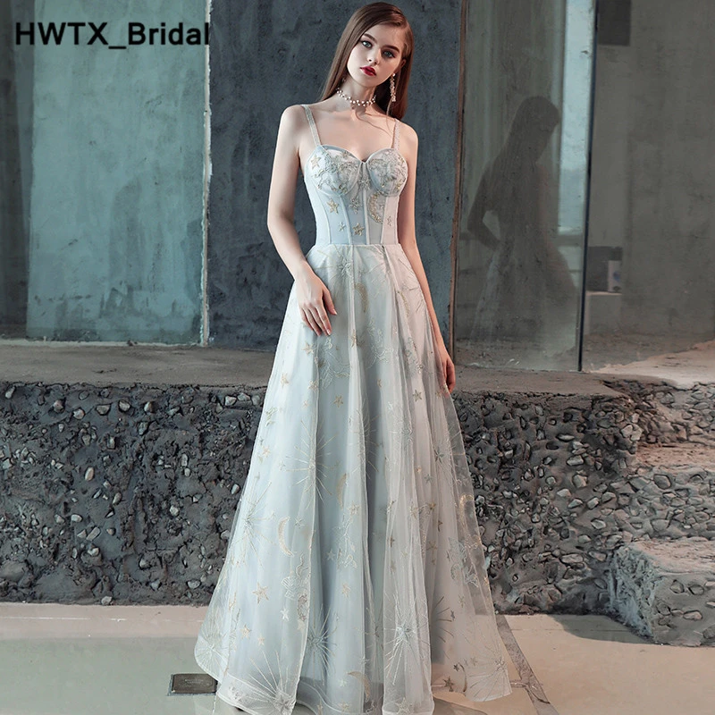 simple grey bridesmaid dress