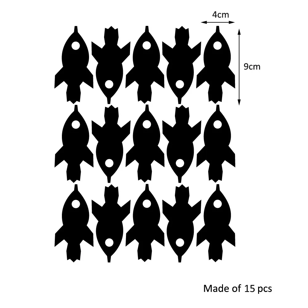 Diy 15 قطعة/المجموعة المنطاد للإزالة الفينيل ملصقات الحائط لغرفة طفل الحضانة غرفة نوم ديكور المنزل جدارية خلفية