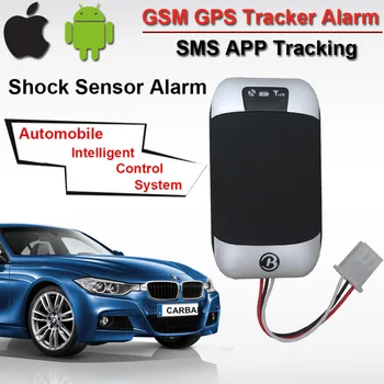 

IOS Android Car Vehicle GPS GSM Alarm Tracker GPS303B with 3 Pin Harness Realtime History Records Support ACC Overspeed Alarm