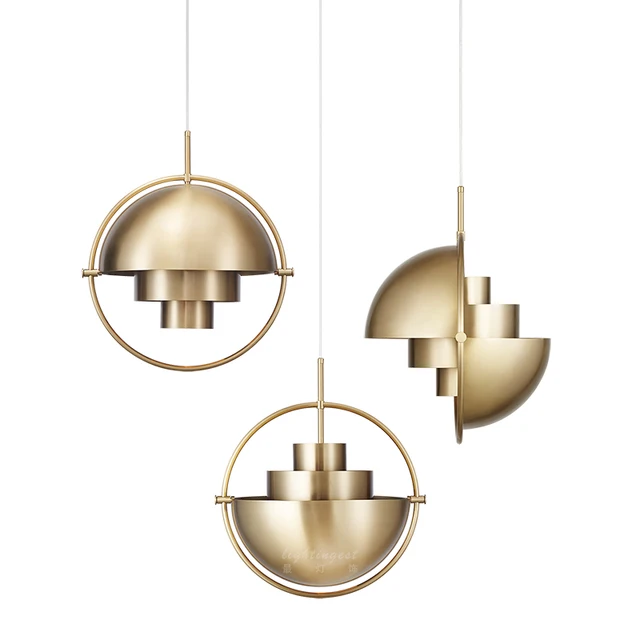 Interior Designer Pendant Lights Half Circle Ball Gold Hanging Lamp Interior Designer Pendant Lights Half Circle Ball Gold Hanging Lamp For Dinning Room Plated Single Head
