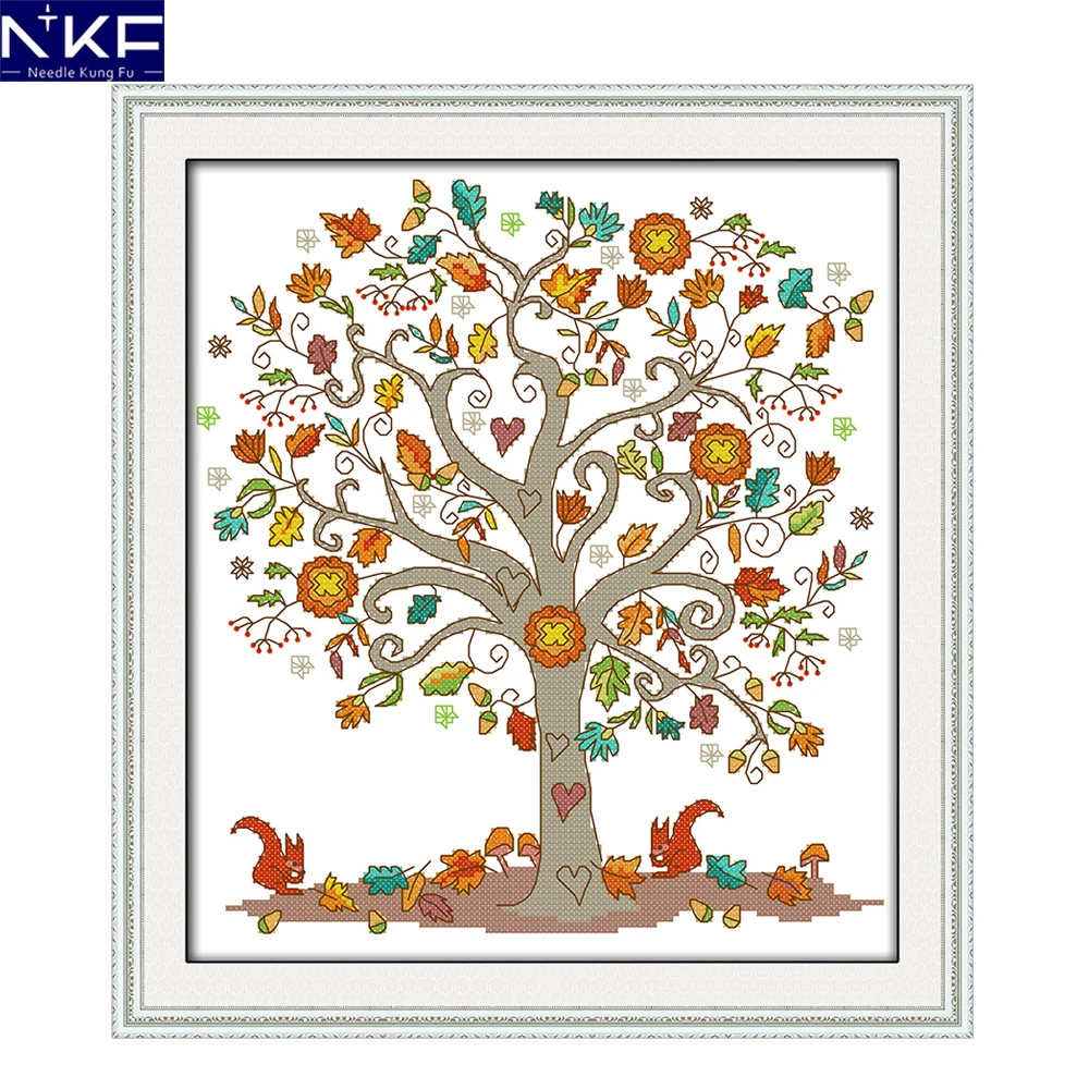 Nkf The Giving Tree Diy Kit Handmade Cross Stitch Kits Embroidery Needlework Sets Chinese Cross Stitch For Christmas Decoration Cross Stitch Kits Stitching Kit Cross Stitchembroidery Cross Stitch Aliexpress