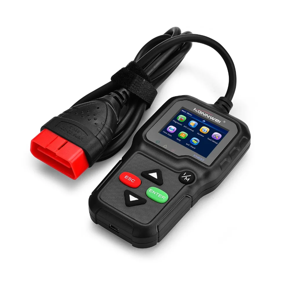Оригинальный считыватель кодов KONNWEI KW680 OBD2 кВт 680 автоматический сканер