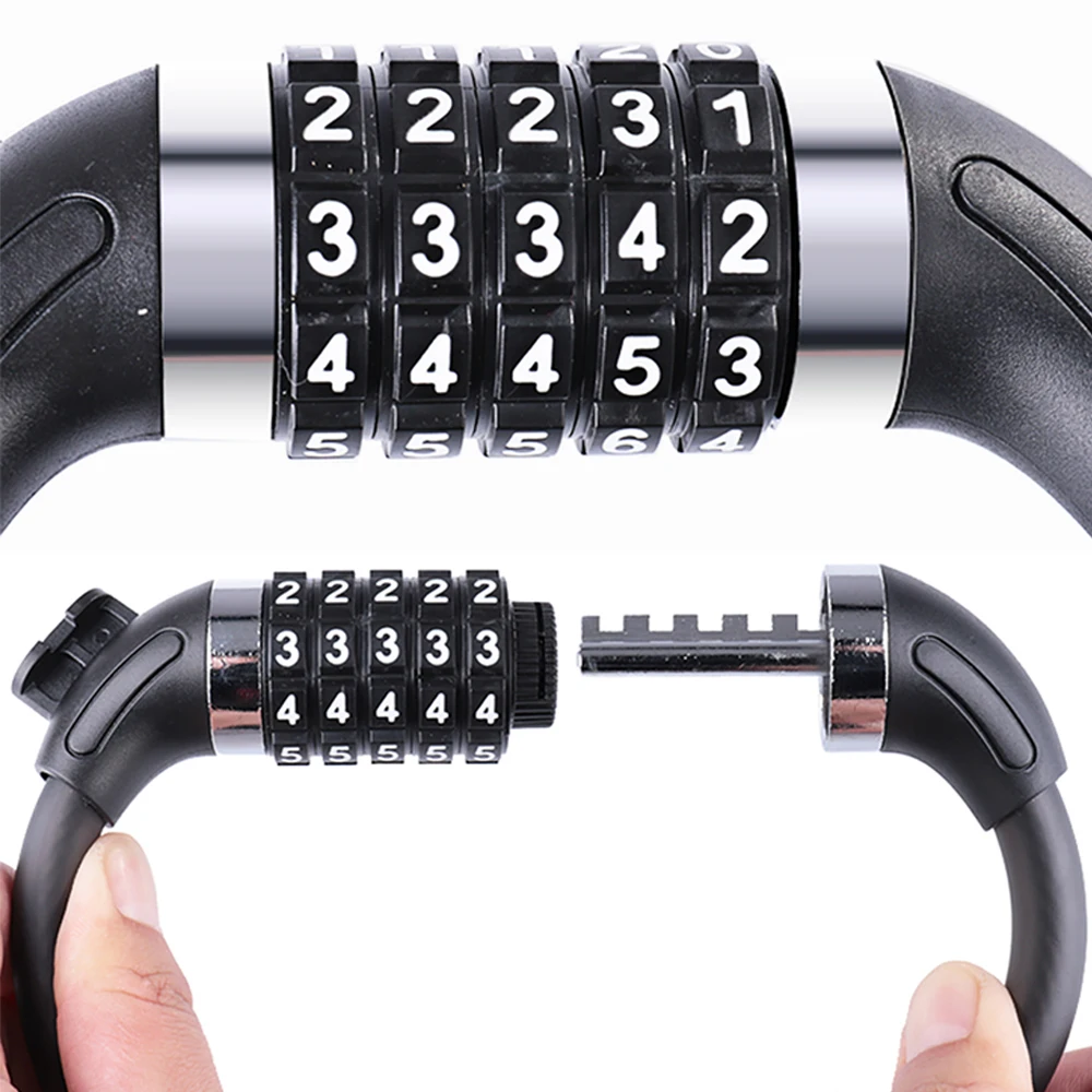 

1.2m 1.5m Anti Theft Bike Lock Steel Wire Safe Bicycle Lock Quality MTB Road Bicycle Locker Home Safety Bycycle Accessories