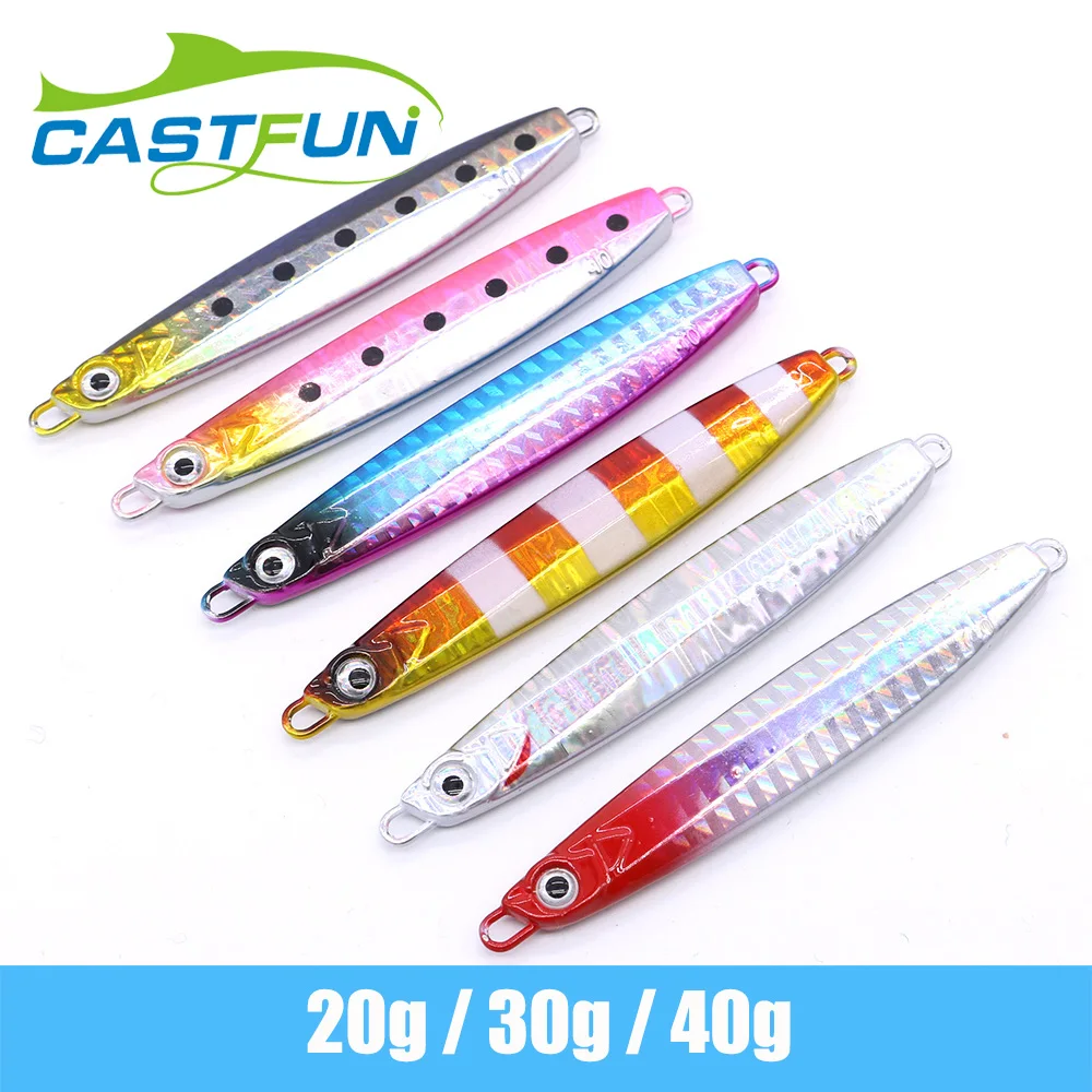 Castfun 20 г 30 40 Colt снайперская литая приманка для джиггинга берега тонкая