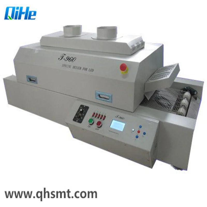 Qihe Bench Top Soldering Machine SMT Machine T960 Pcik and Place Machine LED Infrared Reflow Oven