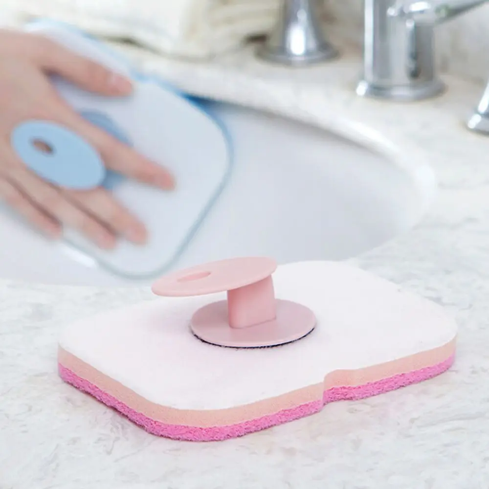 New Arrival Dish washing With Handle Sponge Brush Cleaning Brush Sponge