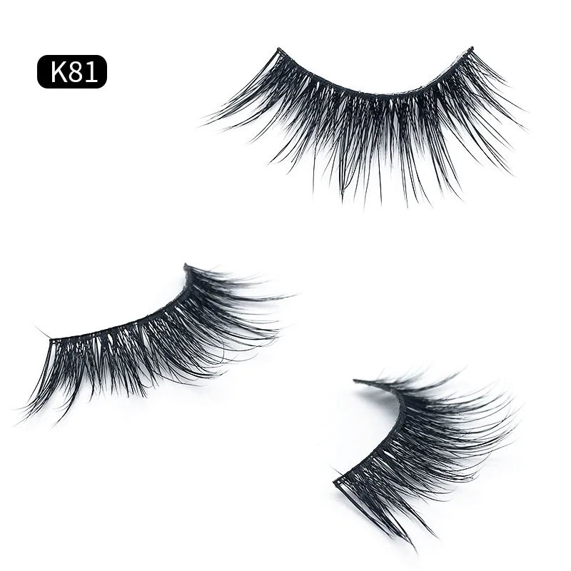 Mangodot Eyelash 3D Mink Lashes Luxury Hand Made Mink Eyelashes Thick Volume Upper Lashes Cruelty Free Mink False Eyelashes