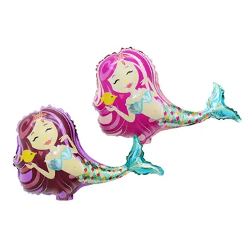 

10pcs Mini Mermaids Princess Party Foil Balloons Happy Birthday Baby girl Party Decor Air Balloons Children Classic Toys Globos