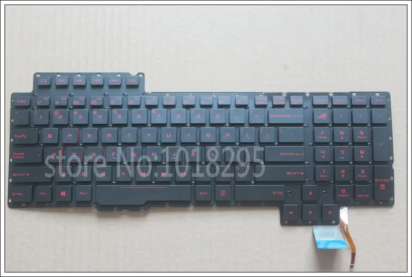 Новая клавиатура для ноутбука ASUS G752 0KN0 SI1US11 0KNB0 E610US00 V153062AS1 с подсветкой|keyboard for