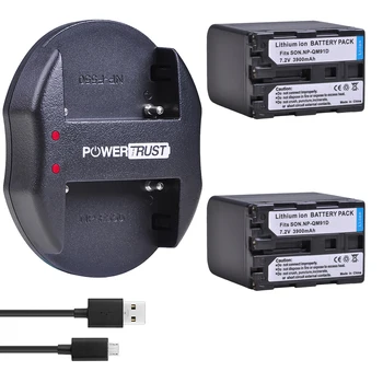 

2x NP-QM91D QM91D Battery and Dual Charger for Sony CCD-TRV328 338 DCR-DVD300 301 DCR-HC14 DCR-PC105 330E DCR-TRV70 80 250 260