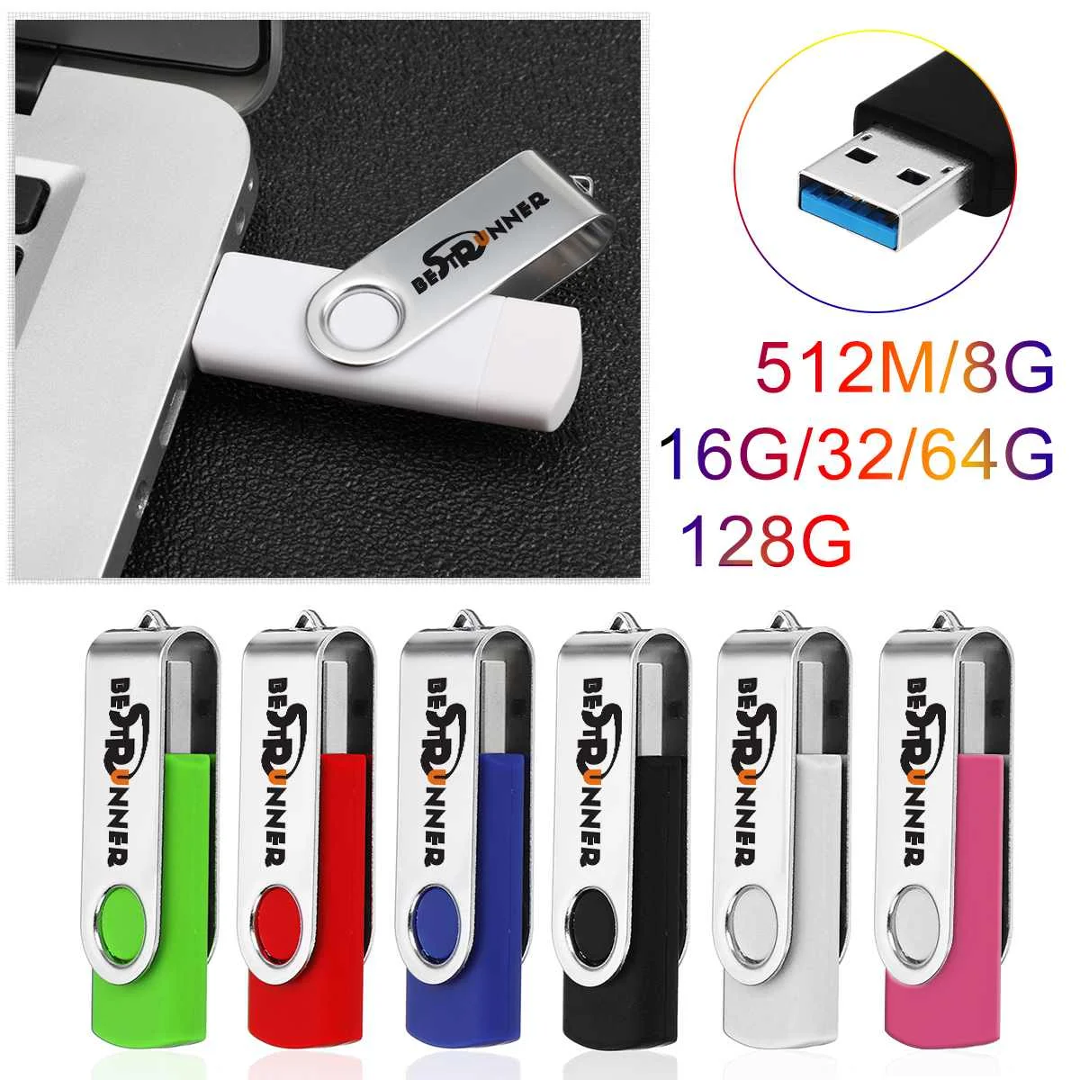 USB 2,0 type-c адаптер OTG флэш-накопитель 512 M/8G/16G/32G/64G/128G USB флеш-накопитель U диск складной ключ кулон подарок