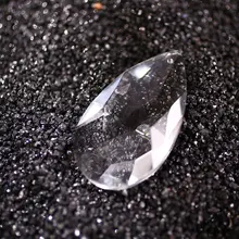 Ясно ожерелье с каплевидными кристаллами кулон для Свадебная вечеринка Потолочная люстра лампа Декор