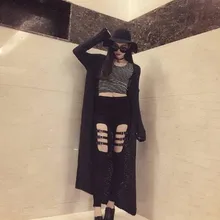 Женские тонкие сексуальные брюки темно-Рок Панк стринги строчки леггинсы модные женские брюки заклепки штаны пэчворк