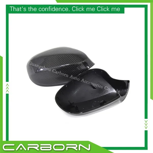 

For BMW 3 Series E92 2D Coupe/E93 2D Convertible LCI 09 10 11 12 Replacement Type Gloss Black Carbon Fiber Mirror Cover