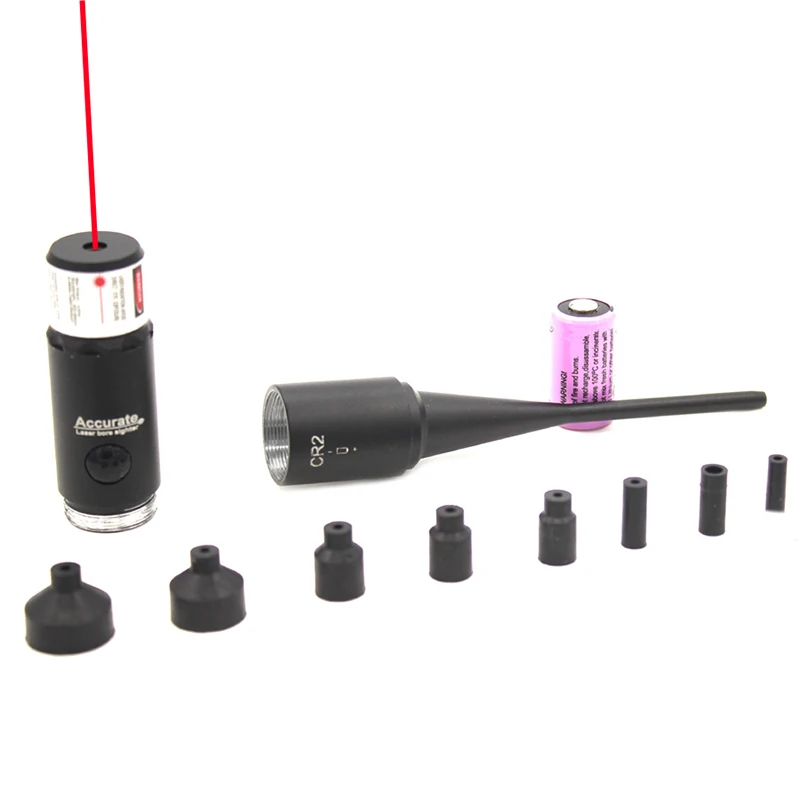 

Bore Sighter Kit .22 to .50 Caliber Tactical Green/Red Dot Sight Boresighter with On/Off Switch LB88
