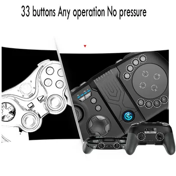 

Wireless Bluetooth Trackpad Touchpad Gaming Controller Gamepad for Android iOS Bluetooth Android Gamepad Gaming Remote Control