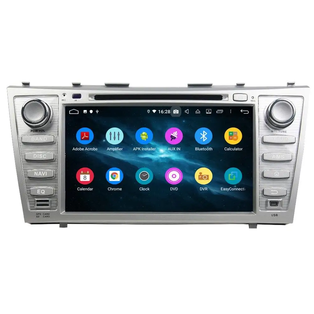 Perfect DSP IPS 2 din 8" Android 9.0 Car Radio DVD GPS Head Unit for Toyota Camry 2007-2011 Bluetooth 4.2 WIFI Mirror-link 2