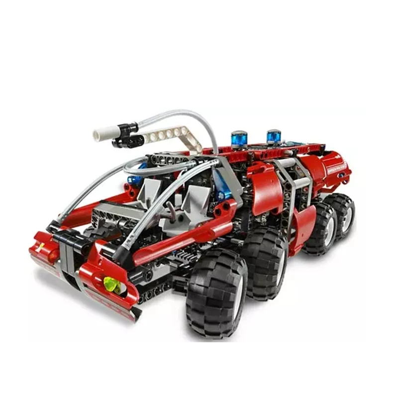 

L Models Building toy Compatible with Lego L20042 674Pcs Fire Truck Blocks Toys Hobbies For Boys Girls Model Building Kits