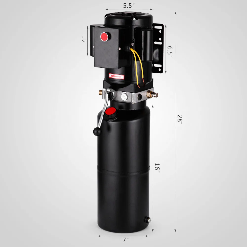  Car Lift Hydraulic Power unit 60HZ 1 PH Auto Repair Shop Manual Operation