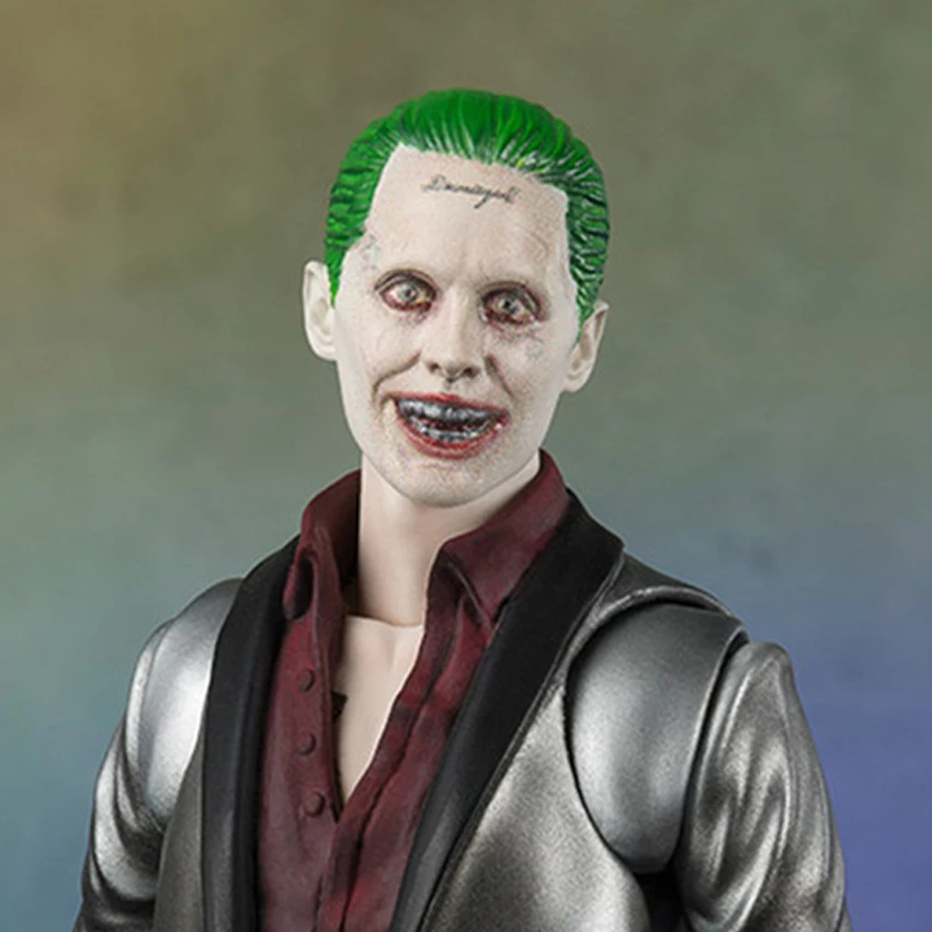 

Haocaitoy SHF S.H.Figuarts Comics Anime Suicide Squad Joker Suit Version PVC 15CM Collective Action Figure Model Toys For Gift