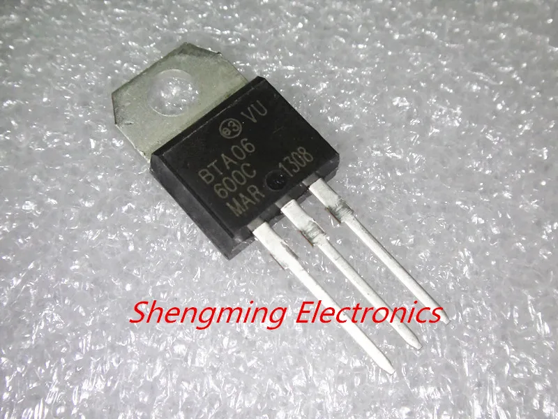 10PCS BTA06 600C BTA06 TO 220 transistor-in Transistors from Electronic ...