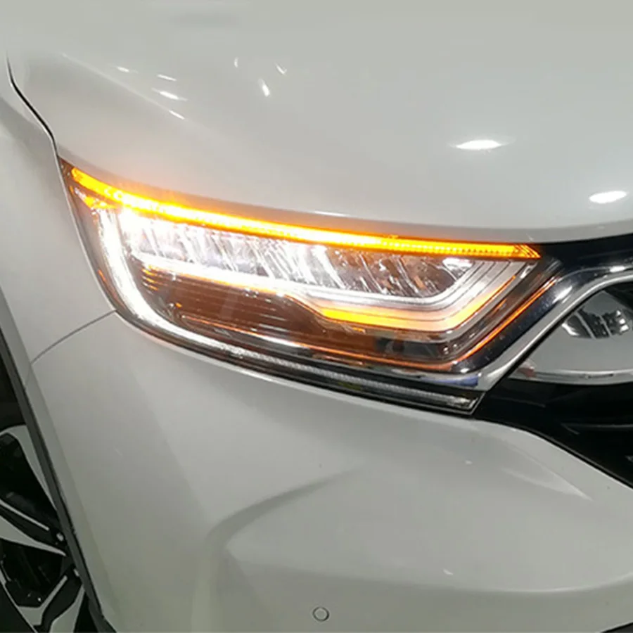 2PCS LED Headlights For Honda CRV 2017 2019 Car Led Lights Double Xenon