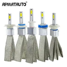 2PCS H4 LED H7 H11 H8 Car Headlight Bulbs 9005 HB4 9006 H1 H9 H10 H16(JP) HB3 LED Lamp with COB Chips Auto Fog Lights 6000K 12V 2PCS H4 LED H7 H11 H8 Car Headlight Bulbs 9005 HB4 9006 H1 H9 H10 H16(JP) HB3 LED Lamp with COB Chips Auto Fog Lights 6000K 12V