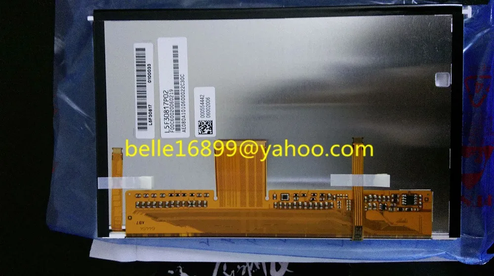 새로운 오리지널 8인치 차량용 TFT LCD 모니터 L5F30817P02 디스플레이 L5F30817 터치스크린 포함/GCX074KQ-E VW 페이톤 GPS용