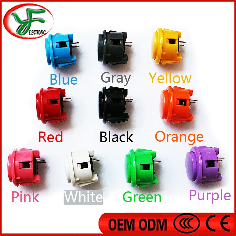 

20 PCS OEM SANWA OBSF-30 Copy Sanwa Push button Arcade Mirco Swich