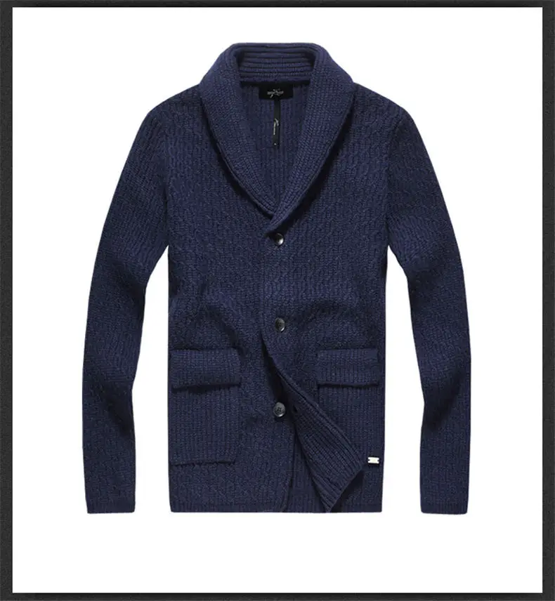 Muls Luxury Woolen Blazers Cardigan Men 65% Wool 35% Nylon Winter Autumn Thicken Knitted Wear Male Sweater Suits Jacket Men Coat-08