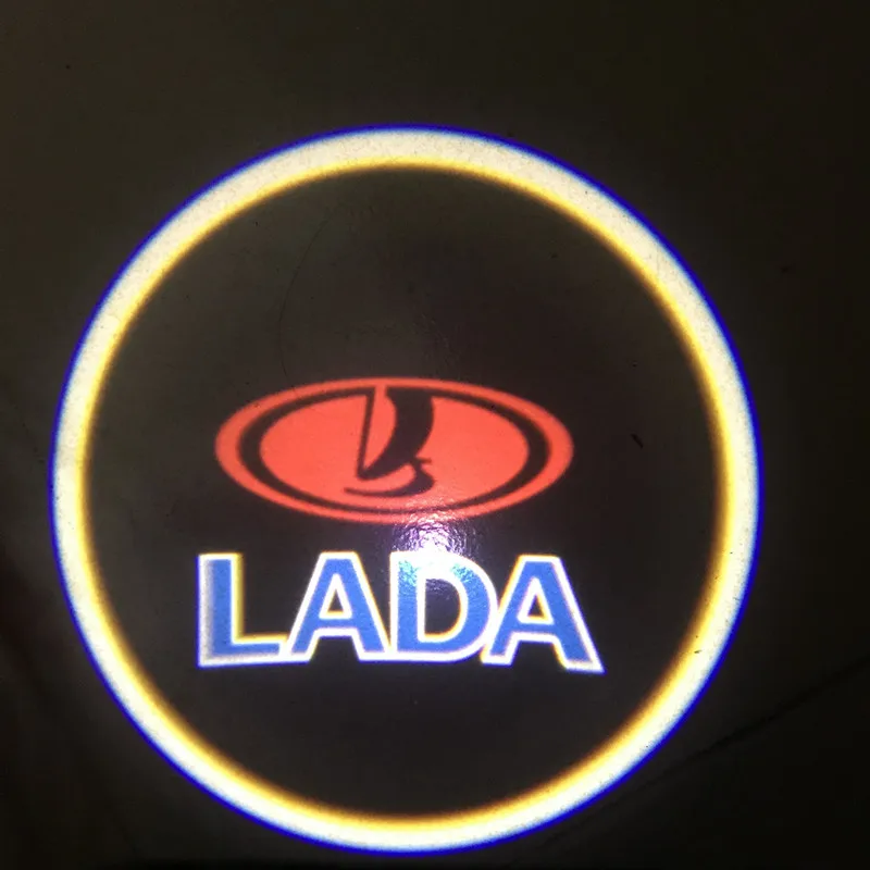 Беспроводной светильник с логотипом для Lada 2112 2113 2114 2106 Samzra патриот Приора калина