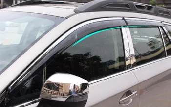 

Fit for Subaru Outback 2010-2014 car-styling plastic Window glass Wind Visor Rain/Sun Guard Vent 4pcs
