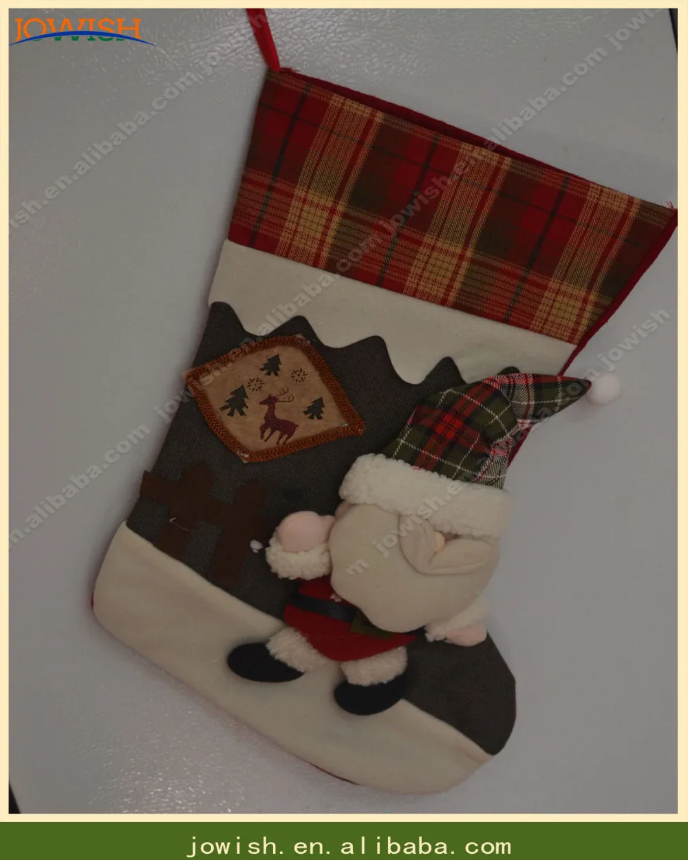 

Christmas socks 30cm, Santa Claus decoration, Christmas snowman socks deer gift bags socks christmas tree decoration