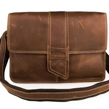 Винтаж Повседневное Пояса из натуральной кожи Crazy Horse Для мужчин Курьерские сумки кожа Сумка Для мужчин сумка через плечо коричневая дорожная сумка j7263