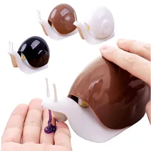 Гель для душа шампунь бутылка для воды креативная мультяшная Улитка Форма пресс для Рук Мыло Лосьон Для Волос Бутылка диспенсер Аксессуары для ванной комнаты