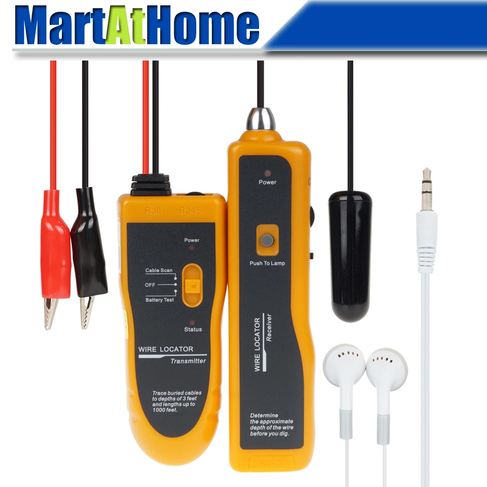 Underground Wire Locator Wire Finder With LED for Invisible Fence, Pet