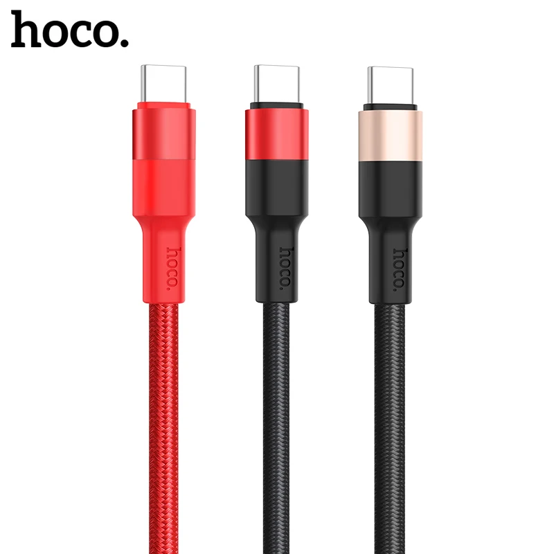 HOCO USB C кабель для samsung S9 S8 2A usb type C Быстрая зарядка кабель для Xiaomi Mi 8 A1 huawei Синхронизация данных USBC Шнур зарядное устройство Tipe C