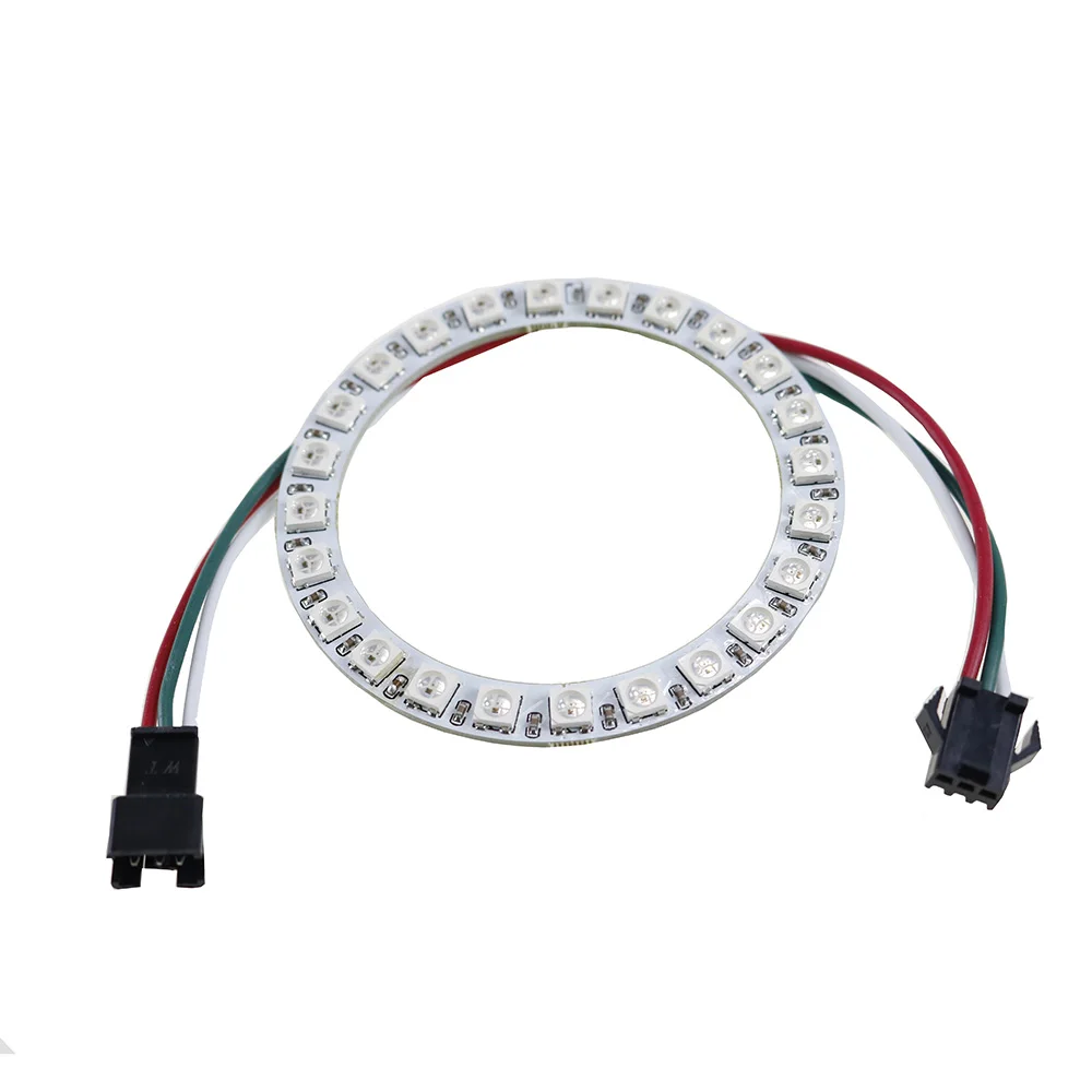 Светодиодная лента WS2812B 24 бита светодиодное кольцо 5050 Rgb индивидуальное