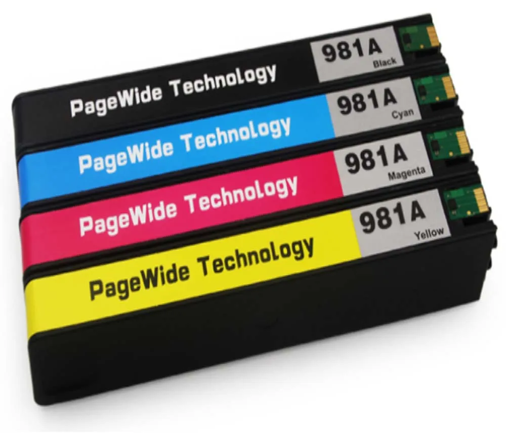

Remanufactured Ink Cartridge Replacement 981A FOR PageWide Enterprise Color 556xh/dn, 586dn/f/z, E58650dn(NA), E55650(AP)