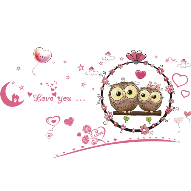 Best Quality Zs Sticker 113 * 66 cm / 44.5 * 26 inch Owls Wall Stickers Cute Owls Wall Stickers Girls Home Decor Baby Nursery Kids Sticker Best Quality Zs Sticker 113 * 66 cm / 44.5 * 26 inch Owls Wall Stickers Cute Owls Wall Stickers Girls Home Decor Baby Nursery Kids Sticker