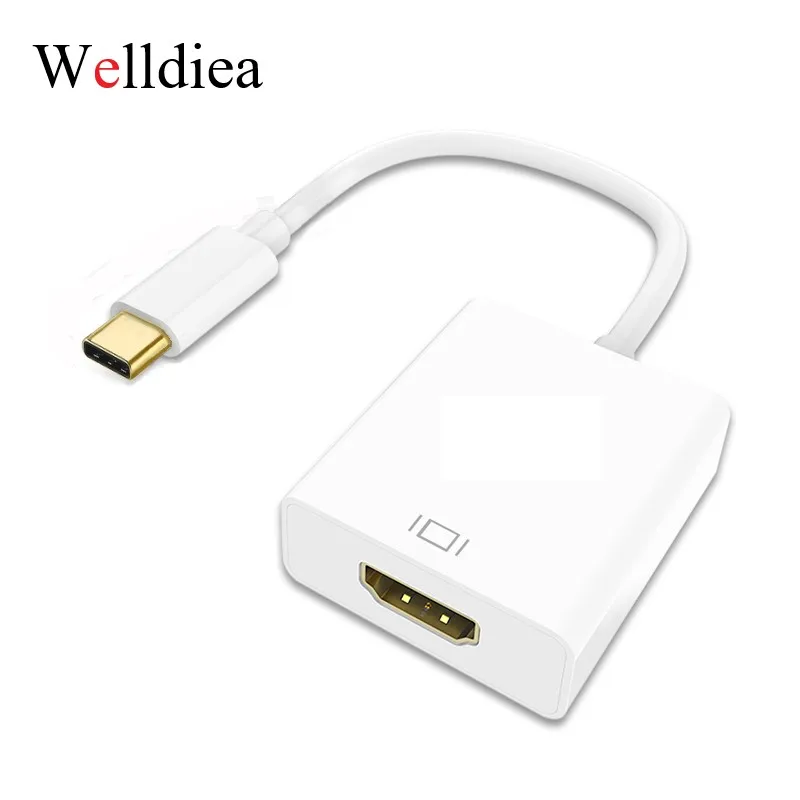 

Welldiea USB C HDMI Cable Type C to HDMI Thunderbolt 3 Adapter for MacBook Samsung Galaxy S9/S8 Huawei mate20 P20 Pro USB-C HDMI