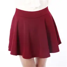 Harajuku плиссированные женские юбки весна лето Высокая талия мини юбка Faldas Повседневная Уличная женская короткая юбка карамельного цвета Q1407