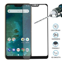 Защитное стекло для Xiaomi mi a2 lite светильник полное покрытие на xio mi a 2 светильник защита экрана закаленное стекло для redmi 6 pro