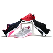 Кроссовки сетки воздуха Ткань Для женщин S Бег Спортивная обувь Для женщин спортивные Обувь Женщины Любители Прохладный Обувь для прогулок на открытом воздухе Тренеры